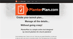 Desktop Screenshot of planterplan.com