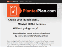Tablet Screenshot of planterplan.com